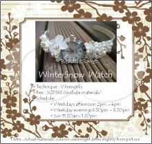 Jewellery Making : White Winter Watch Workshop