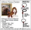 Jewelry Making Course: Ethnic Floral Choker Workshop