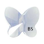 Swarovski 5754 Butterfly Bead Air Blue Opal 8mm