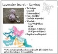 Jewelry Making : Lavender Secret Earring Workshop