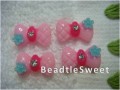Pink Ribbon Nail Accessory