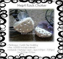 Jewelry Making Course: Heart Rock Choker Workshop