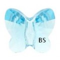 Swarovski 5754 Butterfly Bead Aquamarine 8mm