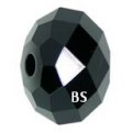 Swarovski 5041 Briolette Bead Jet 18mm