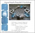 Aqua Hearts Bracelet Workshop